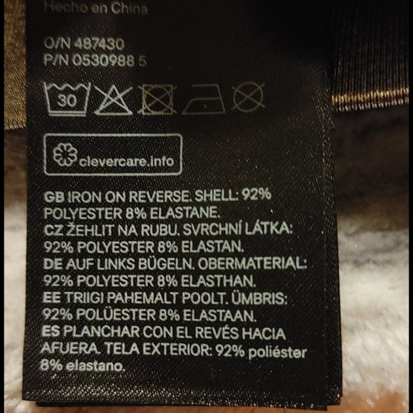 Shiny silver spandex style leggings small - Picture 8 of 8